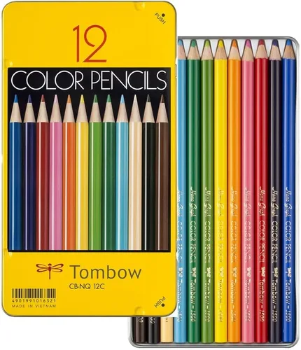 Vista 9 de Tombow CQ-NA12C - Lápices de colores NA 12 colores en caja de papel