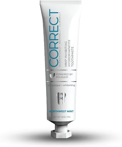 Pasta de dientes hidroxiapatita sin flúor, blanqueamiento y alivio de la sensibilidad, sin SLS, formulada por dentistas, remineralizante natural,