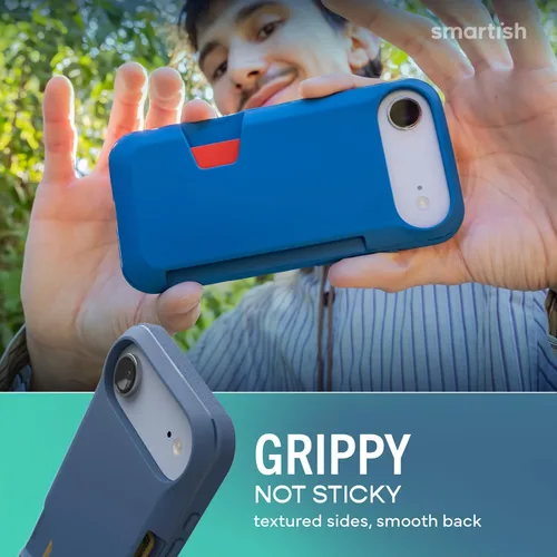 Vista 7 de Smartish® Funda tipo cartera para iPhone Air Vol. 1 [delgada + protectora] Soporte para tarjeta de crédito – Funda de ranura oculta para tarjetas