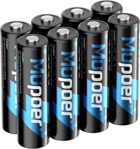 Vista 21 de Mupoer Baterías AA recargables con caja, baterías de litio de 3600 mWh, AA de 1.5 V, 4 unidades, batería doble A, recargable, iones de litio