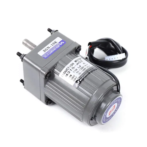 Vista 5 de 15W 10K AC110V 125 RPM Motor reductor de engranajes variable ajustable con controlador de velocidad para la industria