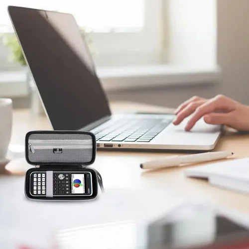 Vista 7 de Estuche de viaje rígido de repuesto para CASIO PRIZM FX-CG50/CASIO FX-9750GIII/Texas Instruments TI-34/Texas Instruments BA II, calculadora gráfica