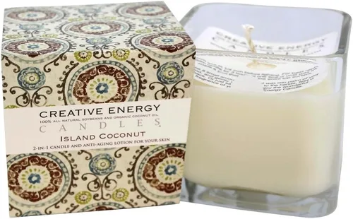 Vista 11 de Lotion Candle - Velas de masaje perfumadas de albahaca cítrica y menta silvestre para cuidado personal, 10 onzas, vela de cera de soja con mezclas