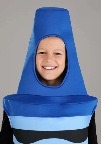Vista 4 de Disfraz infantil de Crayola Crayon azul