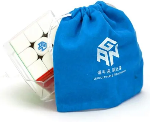 Vista 3 de Cuberspeed Gan 356 M 3x3 Cubo magnético de velocidad - Lite, sin calcomanías, rompecabezas de cubo mágico