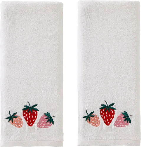 Vista 13 de SKL Home - Toalla de baño de 100% algodón prémium, diseño de lazos, jacquard, 500 GSM, reversible, suave y absorbente, decorativa, para cada día