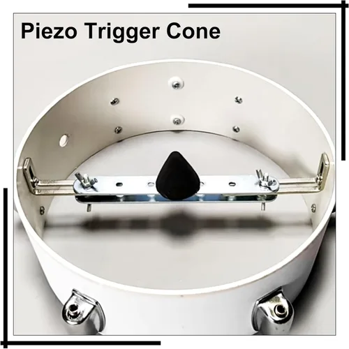 Vista 6 de BQLZR Cono piezoeléctrico para piezas electrónicas de percusión de tambor, 1.38 x 1.46 pulgadas, paquete de 5