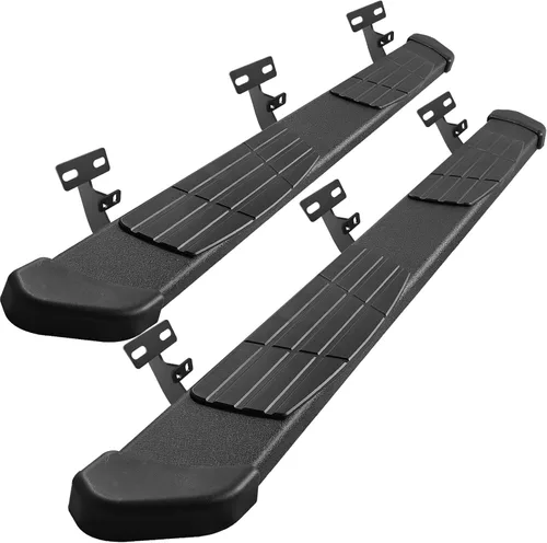 Vista 14 de Estribos de 6.5 pulgadas compatibles con Honda Ridgeline 2017-2025. Estribos de acero al carbono para camiones compatibles con Ridgeline.