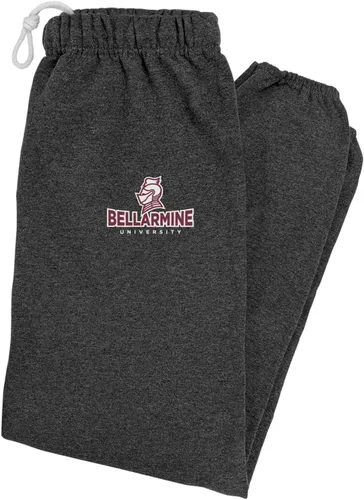 Vista 303 de LOGOVISION Pantalones deportivos para hombre con logotipo primario colegiado colección jaspeado carbón