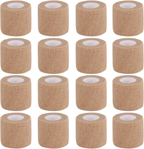 Vista 9 de Paquete de 24 rollos de vendaje autoadherentes, transpirables, autoadhesivos, vendaje cohesivo, cinta elástica atlética de primeros auxilios