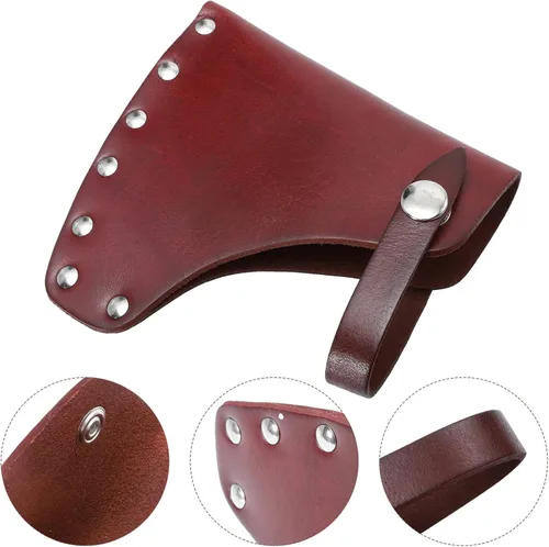 Vista 3 de Housoutil 2 piezas reutilizables portátil cabeza práctica cubierta de hacha