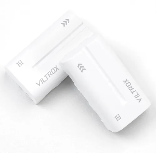 VILTROX Paquete de 2 baterías recargables de iones de litio con puerto USB-C de 2200 mAh NP-F550 para luz de videoconferencia VILTROX 116T 200T