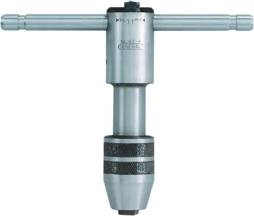 Vista 3 de General Tools Llaves de rosca reversibles profesionales #165 - Juego de 2 con soporte de trinquete y tabla de referencia para roscas de 0 a 1/2