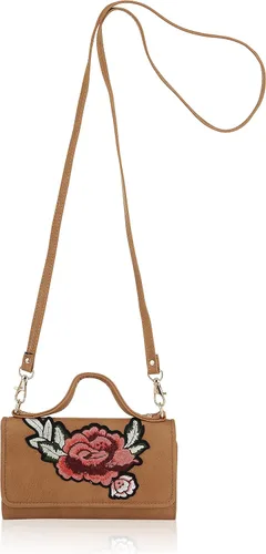 Vista 7 de MKF Collection - Bolso bandolera para mujer, con múltiples bolsillos, bolso de mano de piel sintética