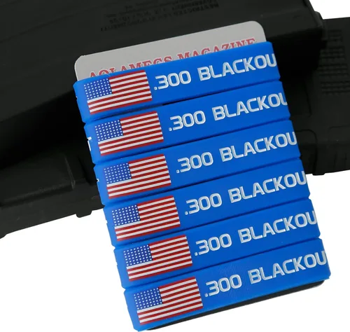 Vista 16 de Aolamegs Paquete de 6 bandas de marcado de cargador Blackout 300