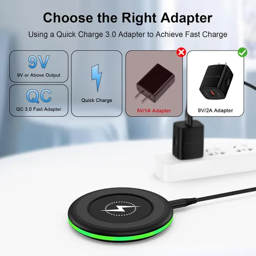 Vista 5 de Cargador inalámbrico Google Almohadilla de carga rápida para Pixel 9A 9 Pro XL Fold 8A 7A 8 7 Pro, estación de carga inalámbrica de 15 W, cargador