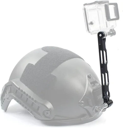 Vista 8 de FEICHAO Brazo de extensión para casco compatible con Gopro Hero, Insta360 One R, DJI Osmo y otras cámaras
