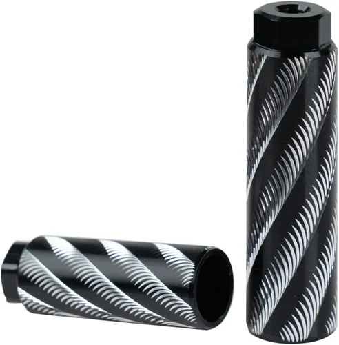 Clavijas para bicicleta de aleación de aluminio antideslizantes, 2 unidades, para ejes de 3/8 pulgadas