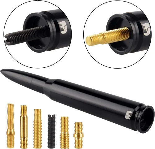 Vista 5 de ONE250 Antena estilo bala calibre 50, compatible con Nissan - Frontier (1998-2021), Titan (2004-2023), Rogue (2008-2021), Pathfinder (2013-2019)