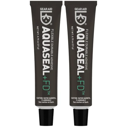 GEAR AID Aquaseal FD - Adhesivo de reparación flexible y duradero para fijar desgarros y agujeros en vadeadores, trajes de neopreno, inflables de
