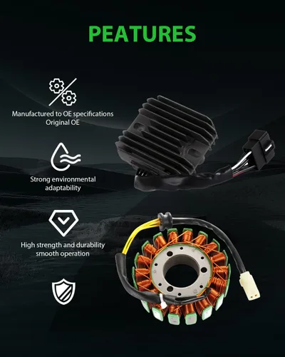 Vista 4 de SCITOO 31401-35F10 Magneto Coil Stator+Voltaje Rectificador 2001-2004 para Suzuki GSXR1000 2001-2005 para Suzuki GSXR600