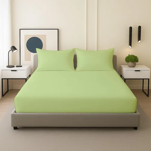 Vista 8 de Juego de sábanas tamaño individual, 100% microfibra suave, 3 piezas con sábana bajera y fundas de almohada, bolsillo profundo para colchones