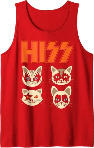 Vista 13 de Camiseta sin mangas Hiss Funny Cats Kittens Rock Rockin Negro