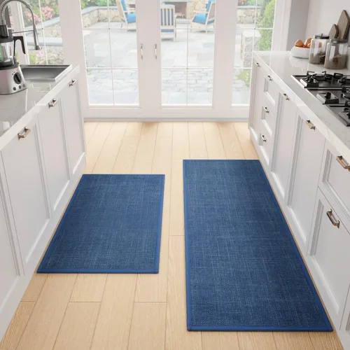 Vista 25 de SUMLANS Tapete de Cocina 1 PCS, Alfombras Acolchadas Antideslizantes para Piso de Cocina, Tapete Corredor Absorbente de Comodidad para Estar de Pie
