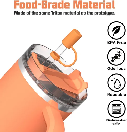 Vista 63 de Funda de popote ajustable para Stanley, Simple Modern, Yeti Owala Hydro Flask Reduce Maars Meoky MaxBase Beast Copa Hydrapeak, todas las marcas