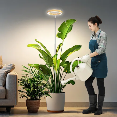 Kullsinss Luces de cultivo para plantas de interior, luces de espectro completo para plantas de cultivo en interiores con temporizador de 6/12/16H,