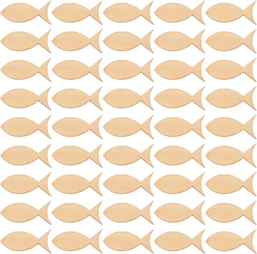 EXCEART 100 piezas de recortes de madera sin terminar | 1.575 x 0.748 in de madera de tilo en blanco para pintar, manualidades y decoración de