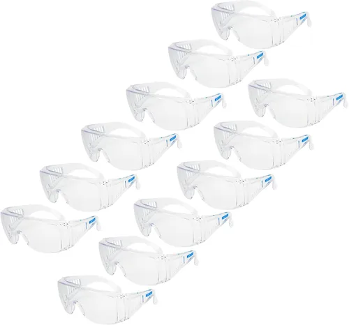 Vista 11 de JORESTECH Safety Glasses Designed to Fit Over Eyewear, ANSI Z87+ Compliant, Impact-Resistant Polycarbonate, UV Protection