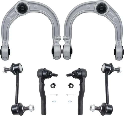 Vista 299 de Detroit Axle - Kit de extremo delantero RWD para Chrysler 300 Dodge Charge Challenger 2011-2019, 2 brazos de control inferiores traseros 2 rótulas