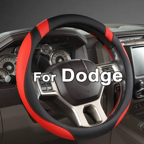 Vista 10 de West Llama Cubierta de volante para automóvil personalizada para Dodge 1989-2011 RAM 1500 2500 3500, Charger, Durango, Challenger
