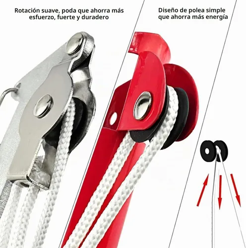 Vista 6 de Cabeza de sierra extensible para árboles sin poste, ramas de alta altitud para exteriores, tijeras de podar, cortadora cosechadora para plantas