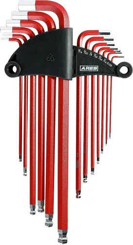 Vista 13 de ARES 44003 9-Pc Torx T-Handle Star Key Set - T10-T50, 3-Way Spinner