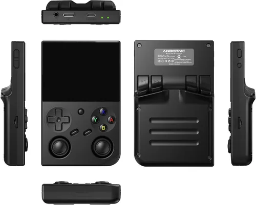 Vista 7 de GiipGoop RG35XX Pro Handheld Game Consoles RG35XXPro Retro Gaming Console with 64GB 4353 Games Card Video Game Console Portable Pocket Arcade