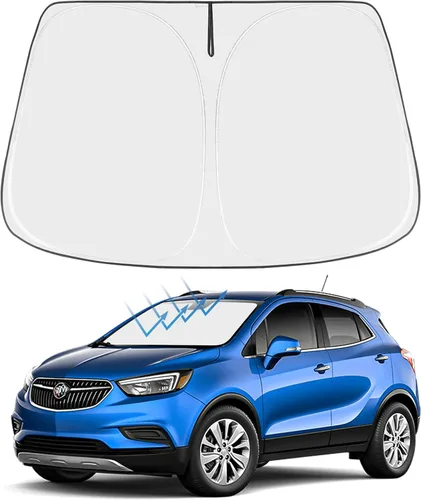 Vista 239 de Proadsy Parasol para parabrisas Rivian R1S 2022-2025 2026 de 4 capas plegable, protector de parasol frontal que bloquea los rayos UV, mantiene