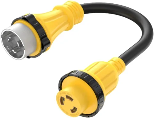 Marine Shore Cable adaptador de corriente de 50 amperios a 30 amperios NEMA SS2-50P a L5-30R