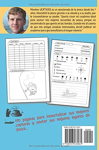Vista 2 de La pesca es demasiado agradable! El diario de pesca especial para niños (Spanish Edition)