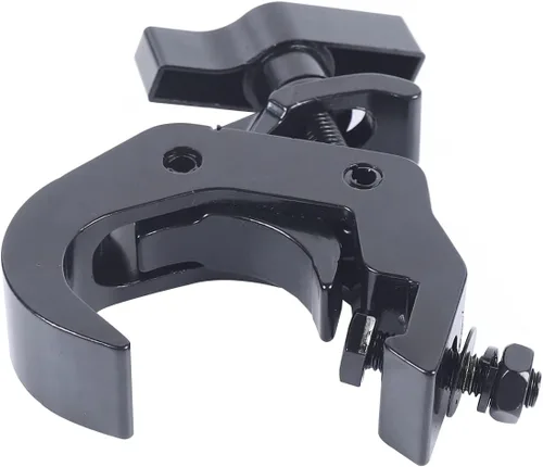 Vista 6 de Paquete de 8 abrazaderas de iluminación de escenario, braguero de luz de DJ resistente para carga de 1.575-2.047 in, 330 libras, abrazadera