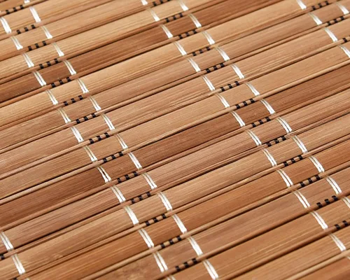 Vista 4 de LazBlinds - Persianas romanas de bambú sin cordón, tratamiento para filtrado de la luz, persianas de bambú enrollables para ventana, 34 pulgadas