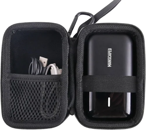 Vista 6 de WAIYUCN Estuche rígido de transporte compatible con MANSCAPED The Handyman Compact Face Shaver Case.