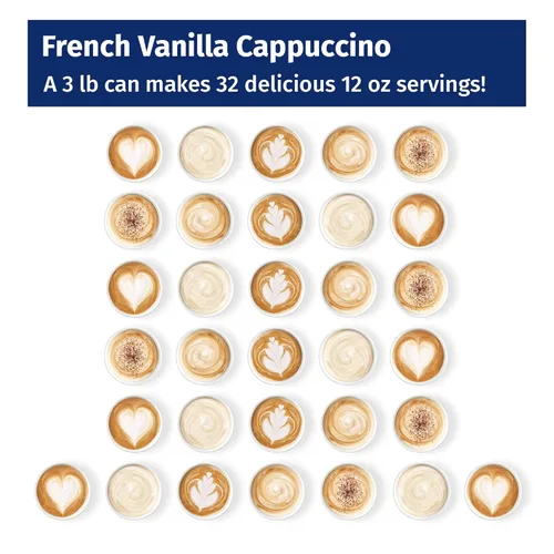 Vista 4 de Victorian Inn Capuchino de vainilla francesa, 3 libras (paquete de 6)