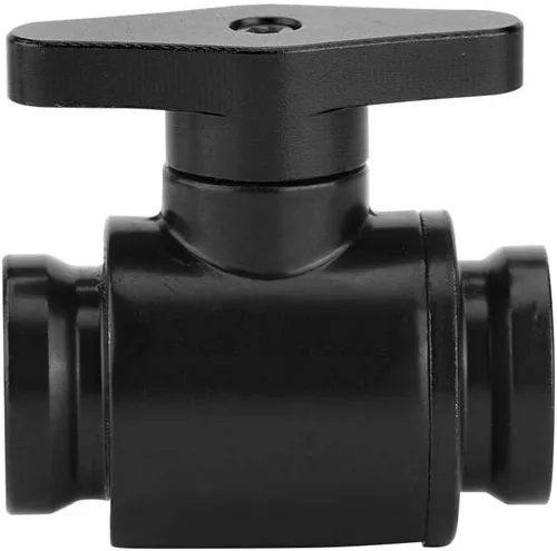 Vista 6 de Diyeeni Válvula de refrigeración por agua, válvula de enfriamiento de agua de latón con rosca de tornillo G1/4, estructura de válvula de bola