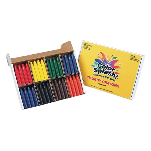 S&S Worldwide -SC1144 Color Splash! Paquete de crayones gruesos (96 unidades)