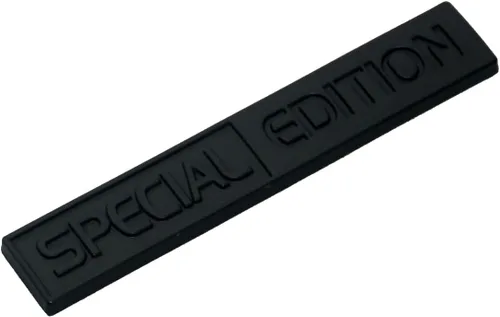 Vista 3 de 2 calcomanías de edición especial con emblema 3D para guardabarros de automóvil, camión, SUV, color negro mate