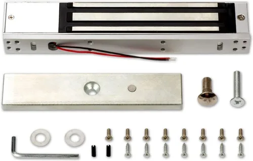 Vista 2 de Sistema de control de acceso de 1 puerta 600 libras de bloqueo magnético Panel de control de acceso Caja de fuente de alimentación de 110 V Lector