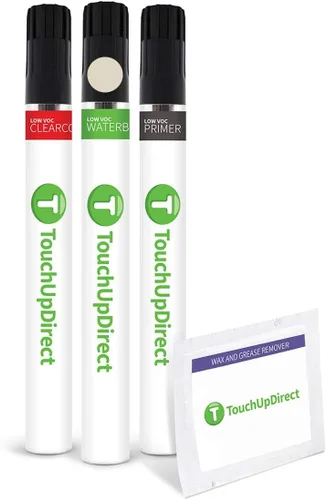 Vista 342 de TouchUpDirect QM1 Cloud White compatible con Pintura de retoque en aerosol Nissan Exact Match - Kit esencial