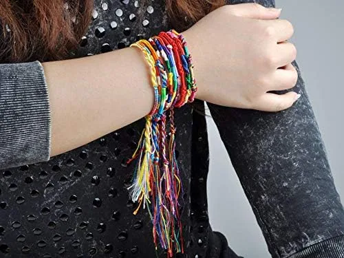Vista 6 de 50 hebras trenzadas para joyería pulseras hechas a mano de Afazfaong